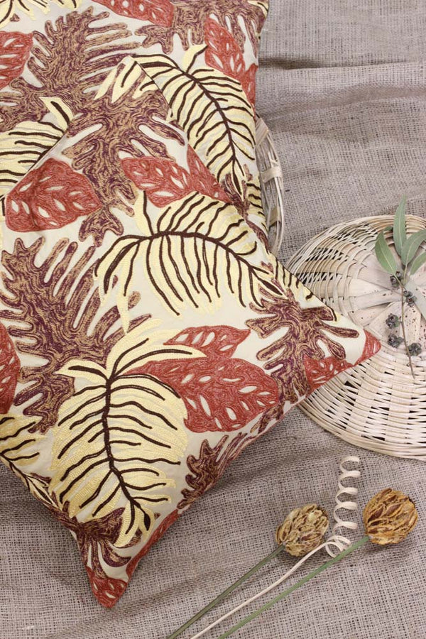 Beauty of Autumn Leaves Cushion Cover - Set of 2
