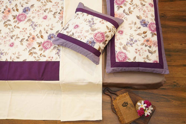 The Spring Flowers Bedcover Set (1+2+2)