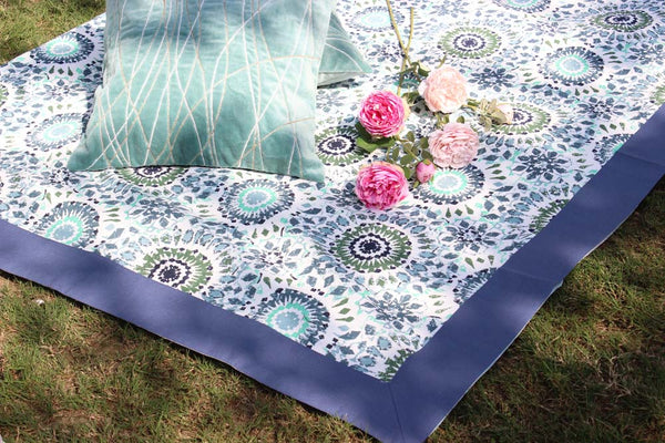Kashish' Printed Cotton Six Seater Table Cover
