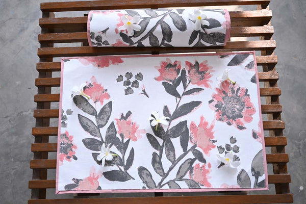 Its Blossoming everywhere Cotton Table Mats - Set of 6
